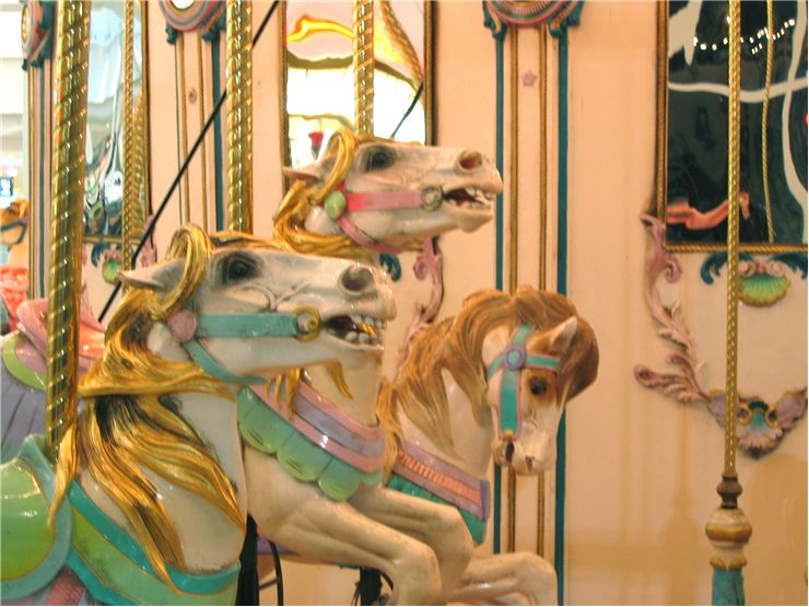 Picture Of Horses On The Carousel In Georgia